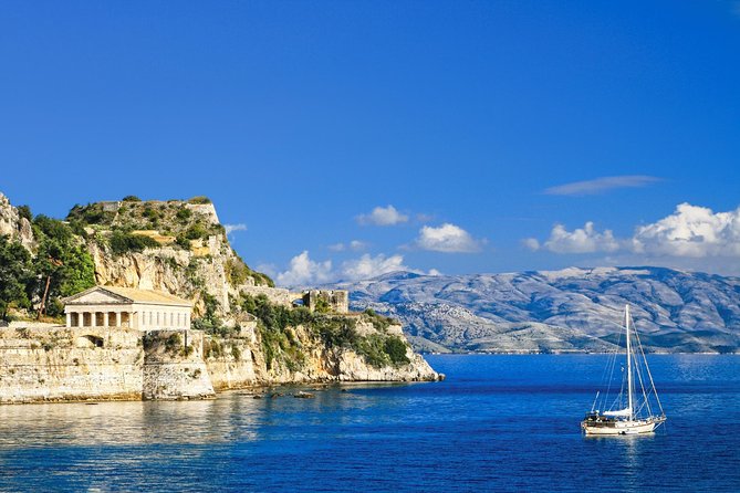 Achilleion Palace and Corfu Old Town Tour - Vlacherna Monastery and Kanoni’s famous view