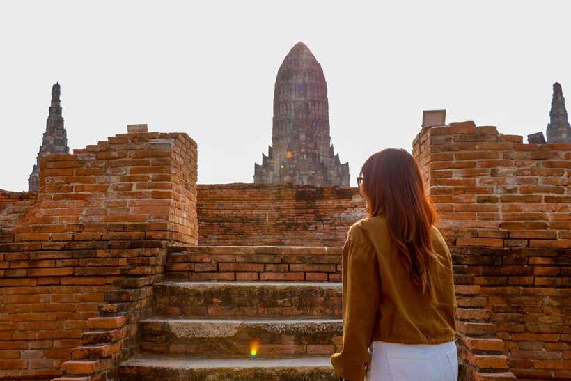 Ayutthaya One Day: Famous Temples & Bang Pa-In Palace Tour - Wat Yai Chai Mongkhon and its rows of Buddha figures