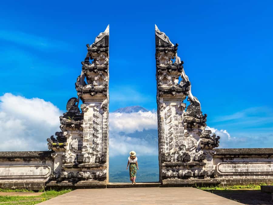 Bali: Lempuyang Temple, Water Palace, and Waterfall Tour. - Tukad Cepung Waterfall through the jungle