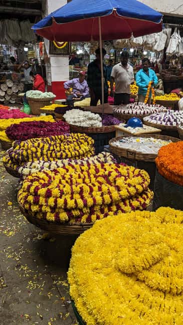 Bangalore Walking Tour KR Flower Market,Fort,Tippu palace - Key points to know before you book