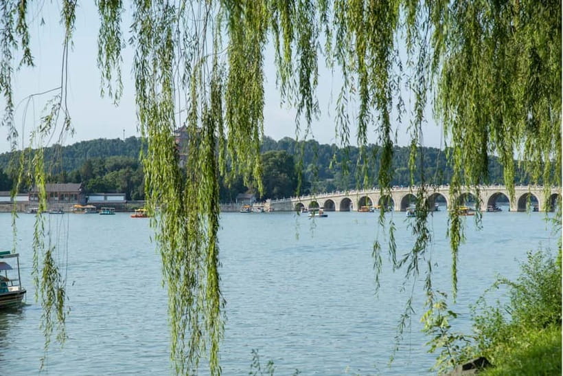 Beijing: Temple of Heaven & Summer Palace Group Guided Tour - Walking through the Summer Palace