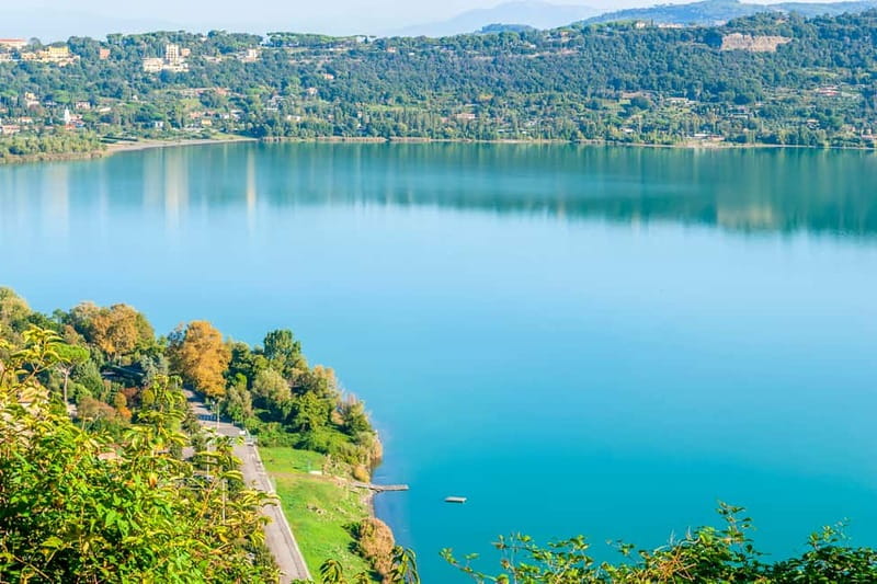 Castel Gandolfo: Papal Palace Entry Ticket and Audio Guide - The terrace view toward Rome
