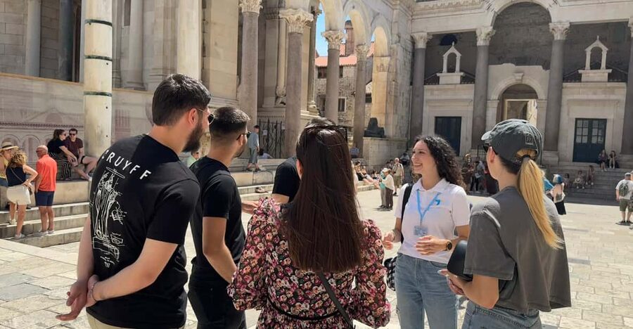 Diocletian's Palace & Old Town Split Walking Tour - Walking into Diocletian’s Palace