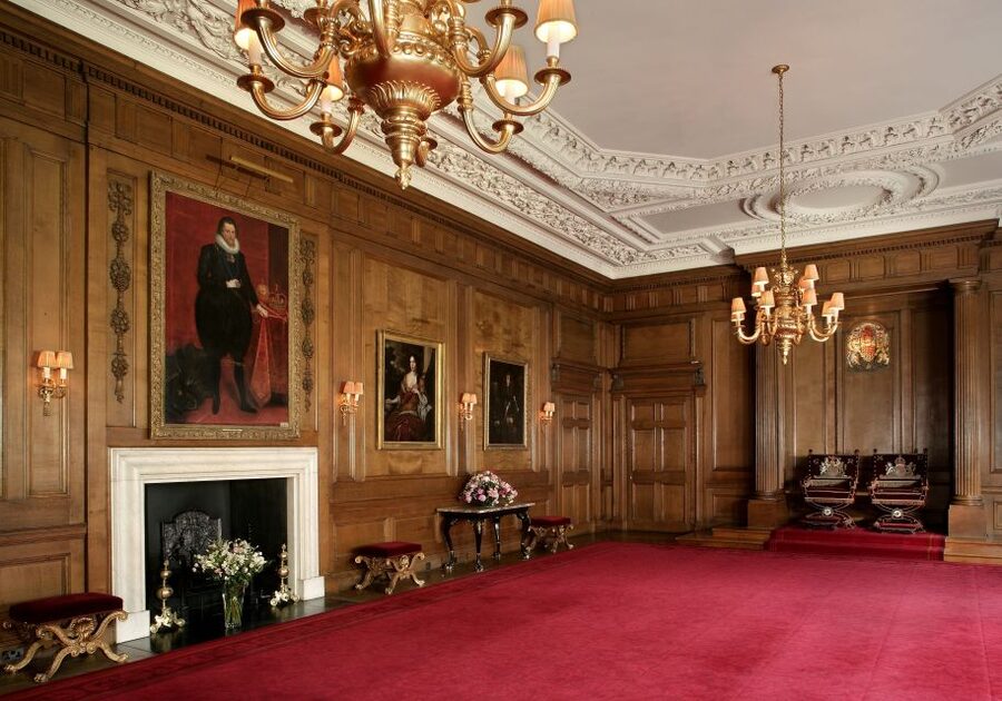 Edinburgh: Palace of Holyroodhouse Entry Ticket - The Throne Room connects ceremony with everyday royal business