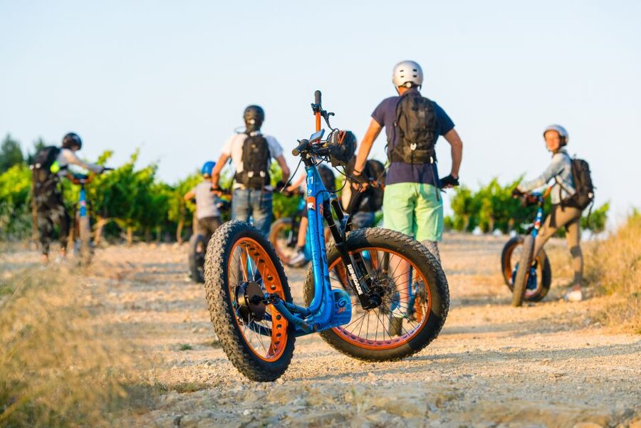 Electric Scooter Tour of Château l'Hospitalet estate - A 30-minute cellar visit and tasting of five wines