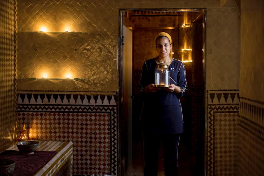 Fes: Traditional Hammam Massage in a Luxury Palace - What the two-hour treatment includes