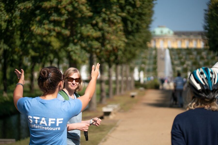 From Berlin: Gardens & Palaces of Potsdam Bike Tour - Glienicke Bridge and the Cold War border