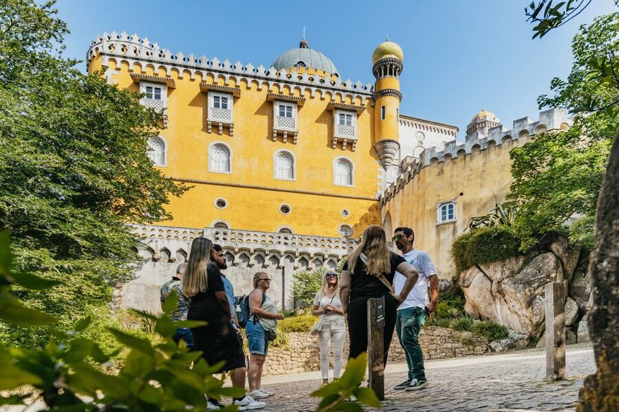 From Lisbon: Sintra & Cascais Group Tour with Pena Palace - Pena Palace: Portugal’s colorful hilltop showstopper