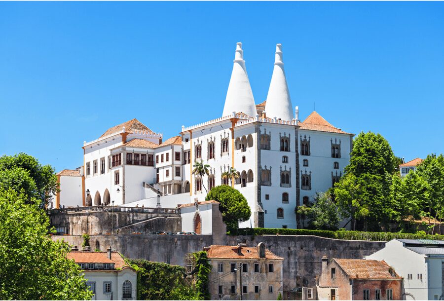 From Lisbon: Sintra, Pena Palace, Regaleira, Cabo da Roca, and Cascais - Guincho Beach and Cabo da Roca