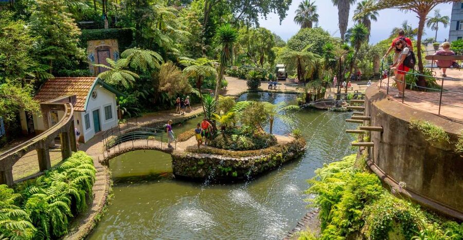 Funchal: Monte Palace Tropical Gardens Tuk Tuk Tour - The church visit in Monte