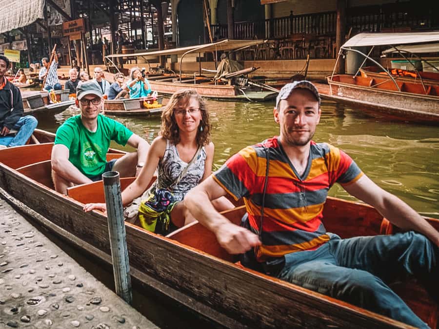 Grand Palace, Damnoen Floating Market & Maeklong Market Tour - The long road back to central Bangkok