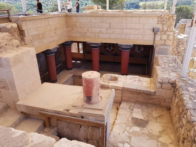 Knossos Palace and Pottery experience. Excursion Safari - The mountain drive through olive country