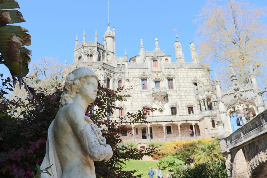 Lisbon: Pena Palace and Regaleira with Tickets - Walking from Sintra toward Quinta da Regaleira