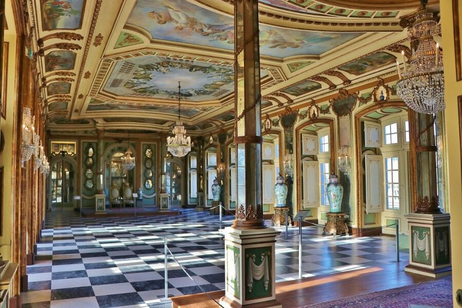 Lisbon: Private Historical Tour to Queluz and Ajuda Palaces - Queluz gardens and the Canal dos Azulejos