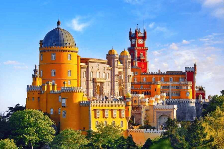 Lisbon: Sintra, Pena Palace & Cascais Guided Tour - Pena Palace: the colorful centerpiece
