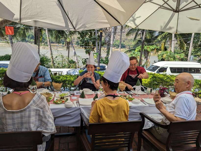 Luang Prabang: Cooking Class at the Former Royal Palace - Cooking beside the Mekong at Alame Restaurant