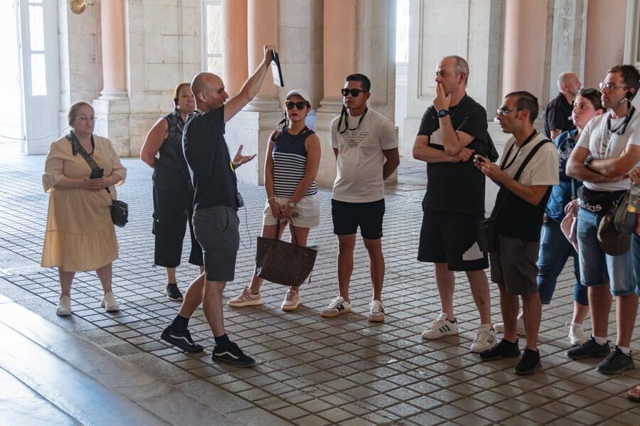 Madrid: Royal Palace VIP Tour with Skip-the-Line Ticket - Entering through express security