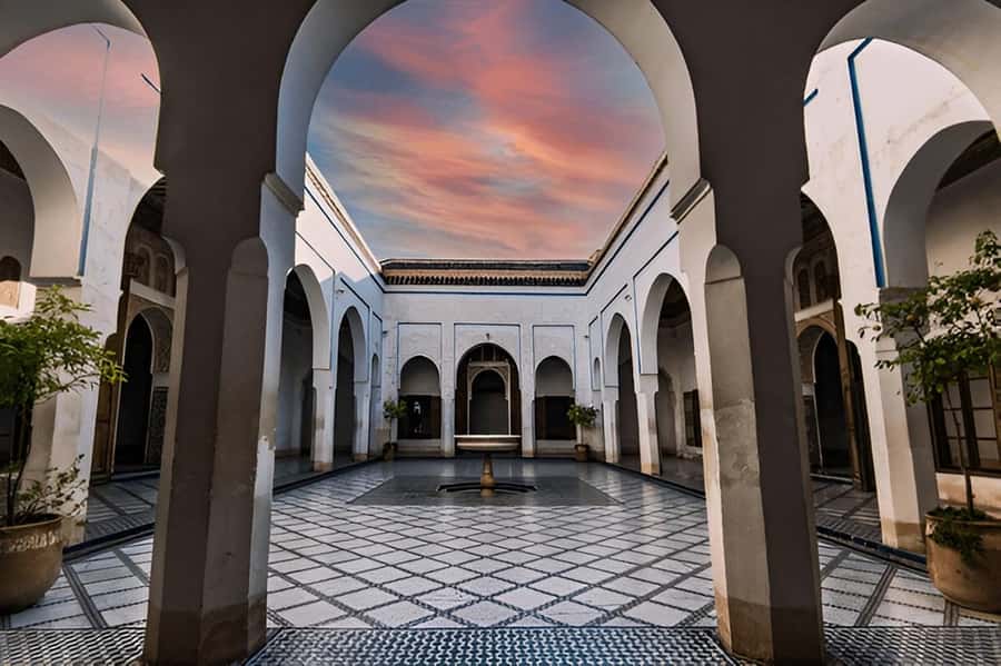 Marrakech: Bahia Palace, Ben Youssef Medersa, & Souks Tour - Koutoubia Mosque: a useful first landmark