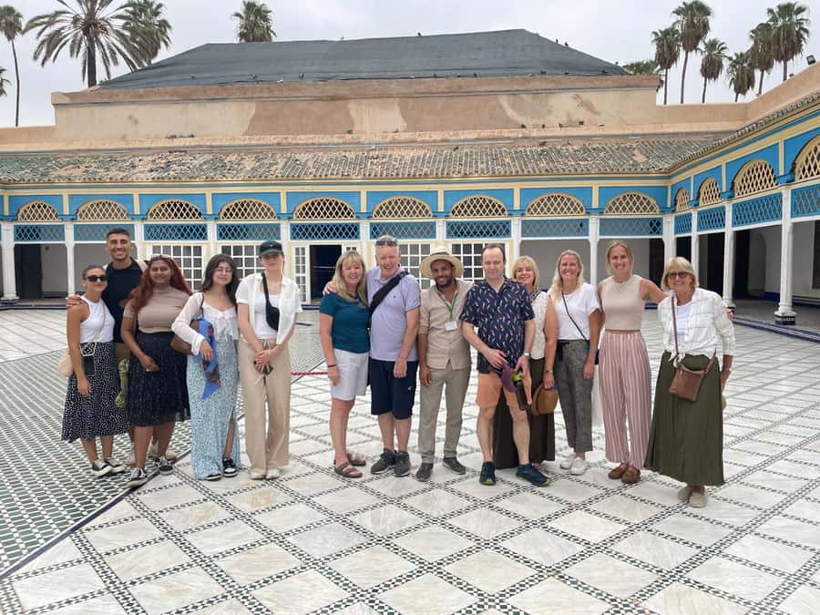 Marrakech: Bahia Palace, Madrasa Bn Yousef, Souk Medina Tour - Starting at Café Argana in Jemaa el-Fnaa
