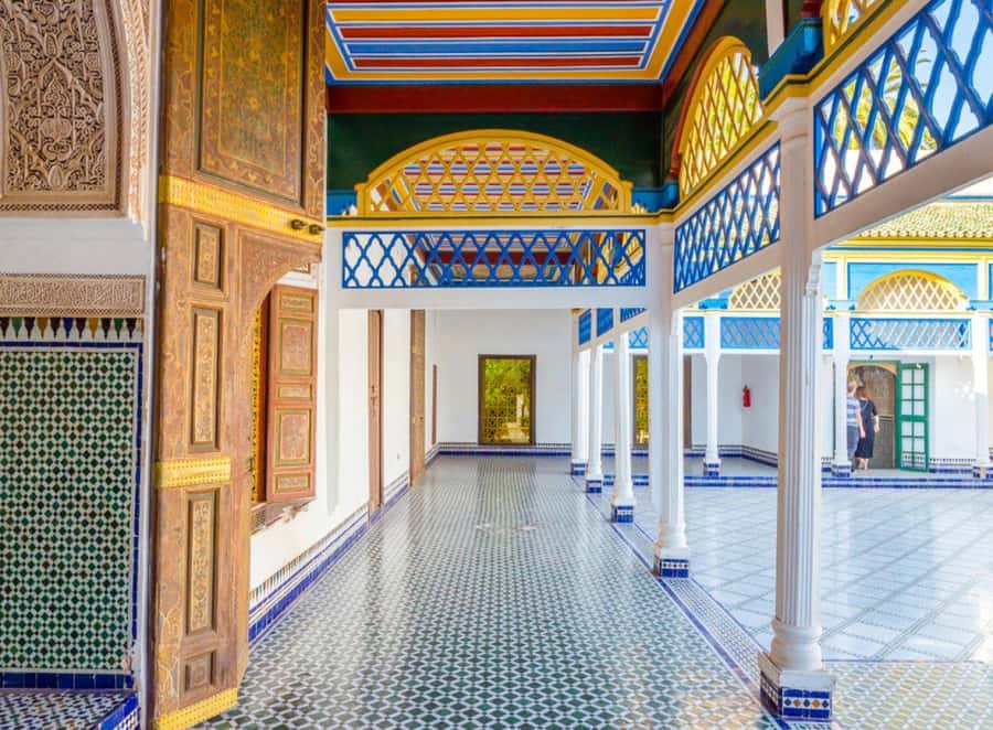 Marrakech: Bahia Palace, Madrasa Bn Yousef, Souk Medina Tour - Bahia Palace: tiles, courtyards, and royal ambition