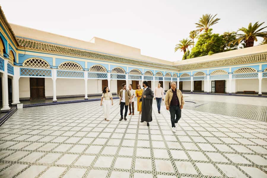 Marrakech: Bahia Palace, Saadian Tombs & Top Highlights Tour - Tinsmiths Square and the working Medina