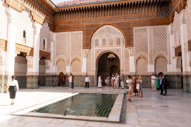 Marrakech: Palace, Museum, Madrasa & Medina Highlights Tour - Ben Youssef Madrasa, the tour’s visual high point