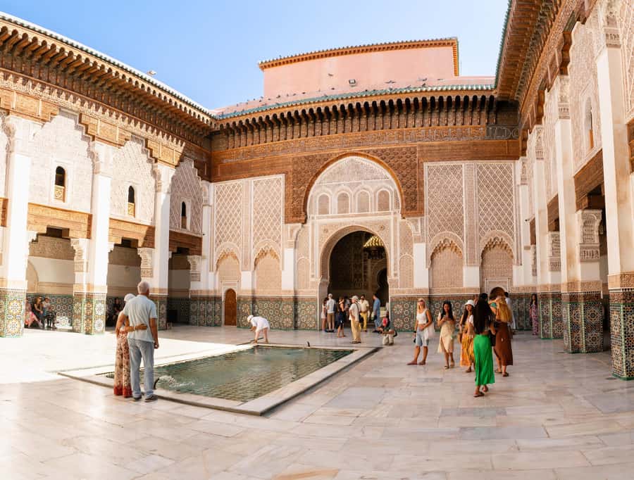 Marrakesh: Bahia Palace, Ben Youssef Medersa & Secret Garden - Bahia Palace and the details above your head