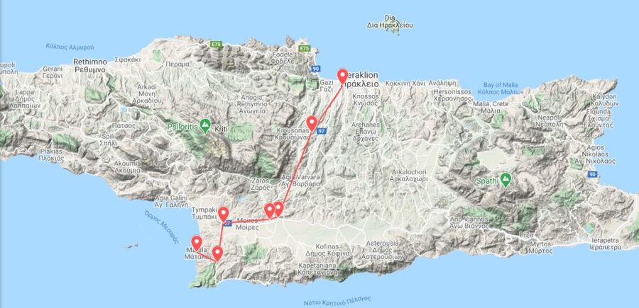Minoan Luxuries: Ancient Palaces, Messara Wineries & Matala - The Messara Valley and a family winery