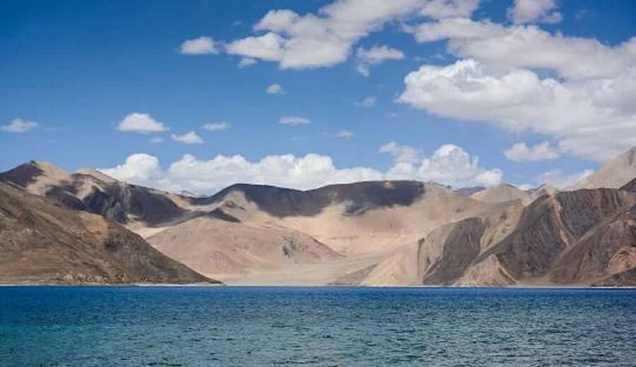 Overnight Pangong Tour From Leh With Thiksey & Shey Palace - The road from Leh to Chang La at 17,590 feet