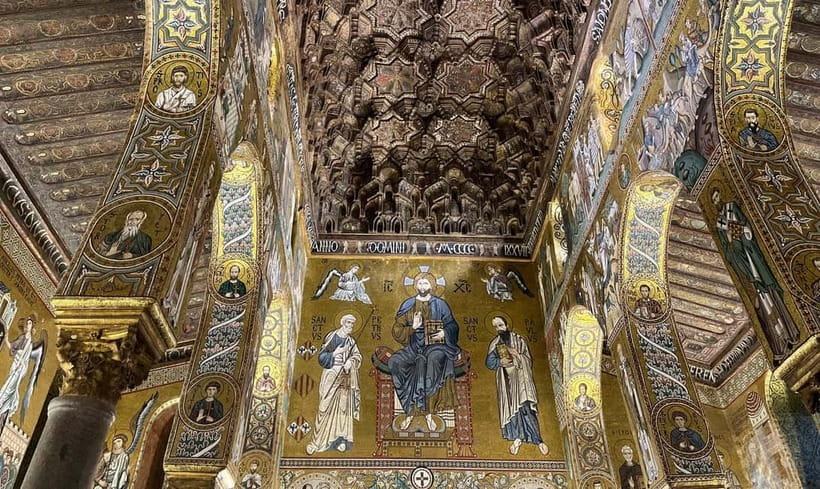 Palermo: Palatine Chapel, Audio App & optional Norman Palace - Entering the Palatine Chapel and reading its styles