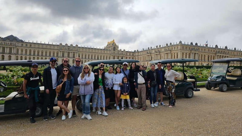 Paris: Versailles Golf Cart & Bike Tour with Palace Entry - Golf carts through Louis XIV’s gardens