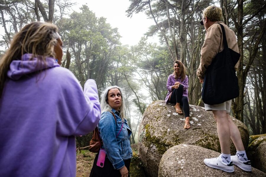 Pena Palace, Moorish Castle,Quinta ad Regaleira:Walking tour - Quinta da Regaleira and its symbols