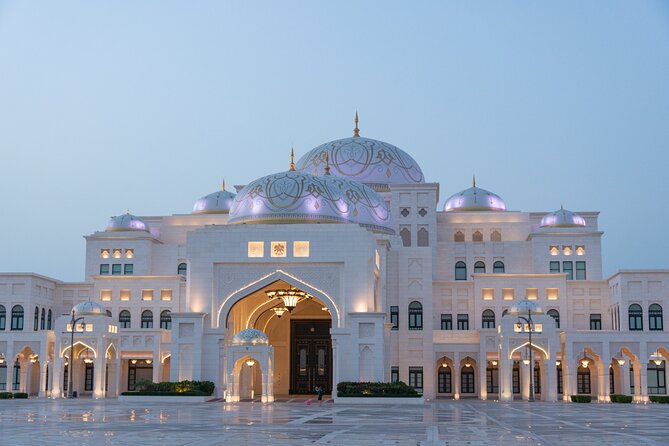 Private Full Day Tour Abu Dhabi City, Grand Mosque & Palace - Heritage Village and Marina Mall: history, lunch, and a pause