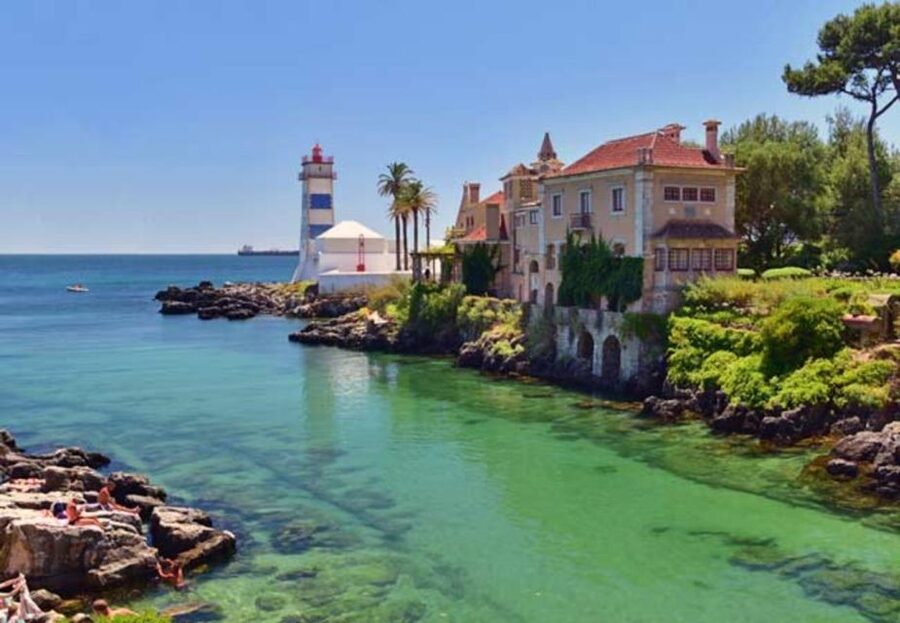 PRIVATE Tour From Lisbon: Sintra, Pena Palace and Cascais - Cabo da Roca puts the Atlantic in the picture