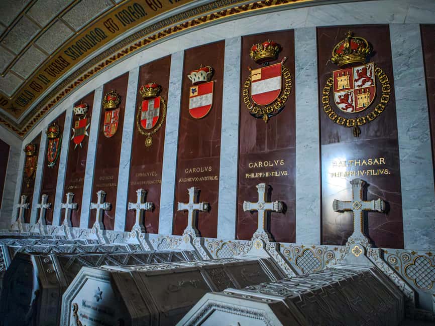 PRIVATE VIP tour: El ESCORIAL Monastery & Palace & Library - The Pantheon and Crypts of Spain’s Royal Family