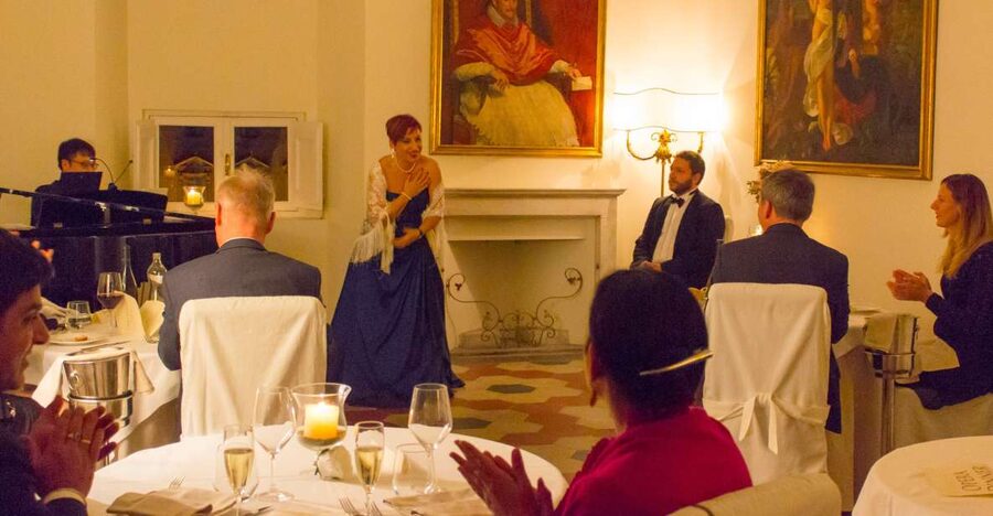 Rome: Dinner and Opera Performance at Palazzo Pamphili - The opera program before dinner and between courses