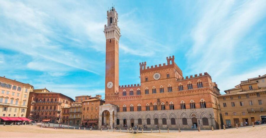 Siena: Palazzo Pubblico Entry Ticket - Loggia dei Nove and the view beyond Siena