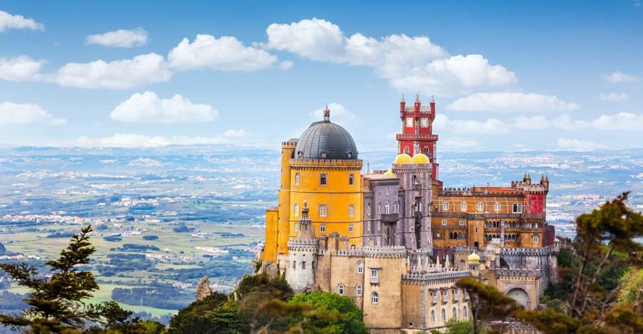 Sintra: Pena Palace and Park Entrance Ticket - Entering the park and reaching the palace