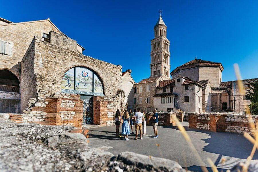 Split: Old Town and Diocletian Palace Walking Tour - Saint Domnius Cathedral and the palace’s changing purpose