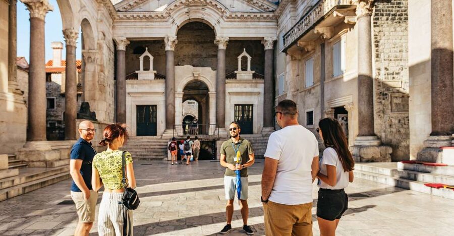 Split: Old Town and Diocletian Palace Walking Tour - Gregory of Nin in Giardin Park