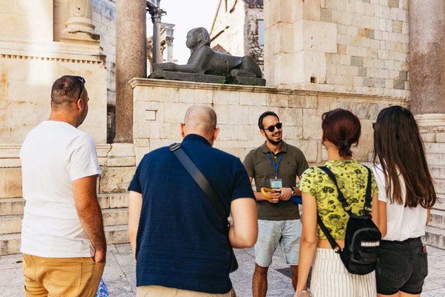 Split: Private Walking Tour with Diocletian's Palace - Riva Harbor, where old Split meets daily life