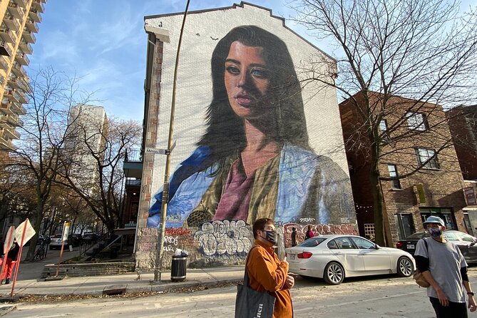 The Original Montreal Mural Arts Tour by Spade & Palacio - From Small Street Pieces to Ten-Storey Walls