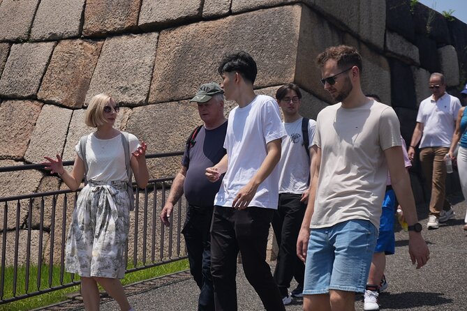 Tokyo: Imperial Palace and Shogun Historical Walking Tour - Standing on the former castle keep foundation