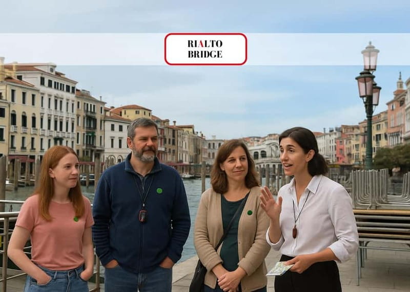 Venice: Doge Palace, San Marco Basilica & Rialto Bridge - Key points at a glance