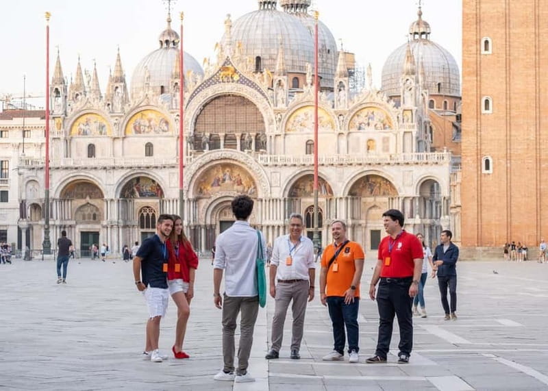 Venice: Doge Palace, San Marco Basilica & Rialto Bridge - St. Mark’s Basilica and the gold above you