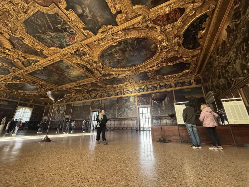 Venice: Doge's Palace and St. Mark's Basilica Guided Tour - Walking, stairs, bags, and clothing