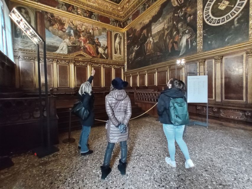 Venice: Doge's Palace Guided Tour with Optional Gondola Ride - Starting beside the winged lion in St. Mark’s Square