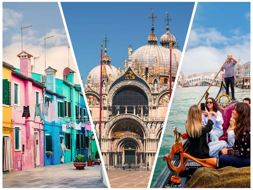 Venice: St Mark's, Doge's Palace, Murano & Burano Day Tour - St Mark’s Basilica and the golden heart of Venice