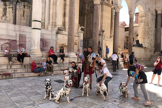 Walking Tour of Split and Diocletian's Palace - The Vestibule and a hint of Dalmatian tradition